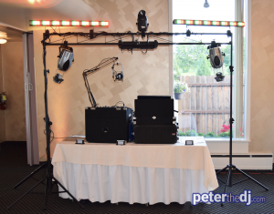 Main setup in ballroom - click for larger view